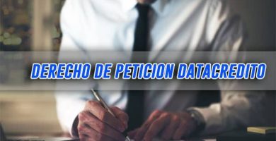 derecho de petición para Salir de Datacredito 2021