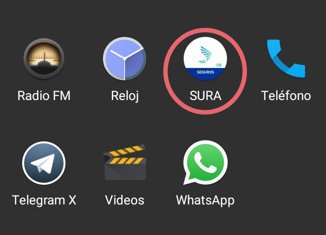 Aplicación EPS SURA Android