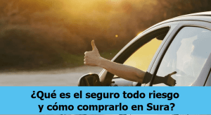 Qué es el seguro todo riesgo y cómo comprarlo en Sura